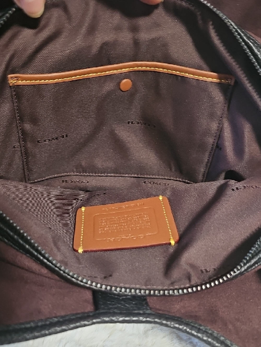 Coach Lori Leather Shoulder Bag - Picture 12 of 16